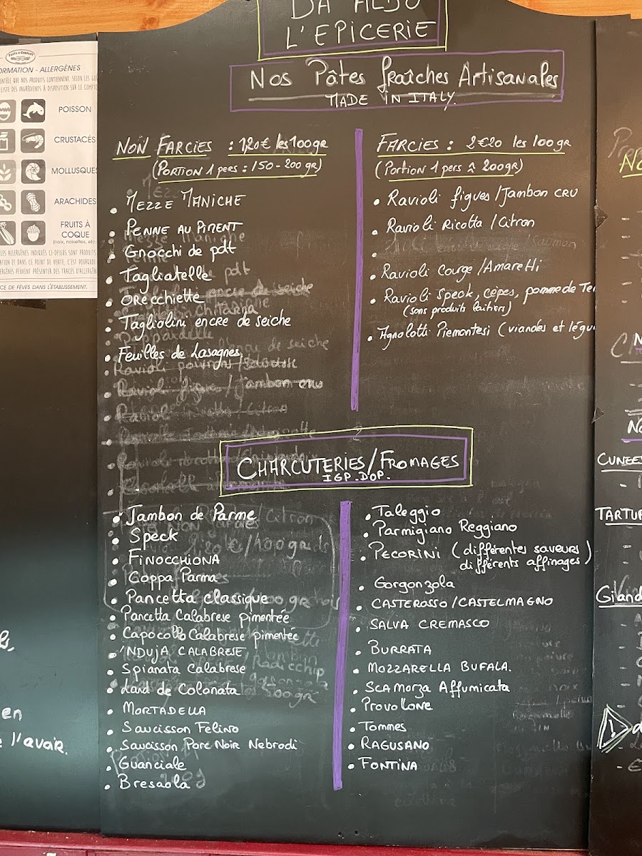 Da Aldo Photo Menu 4