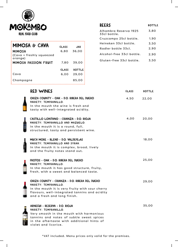 MOKAMBO Alfalfa | Brunch Sevilla Photo Menu 6