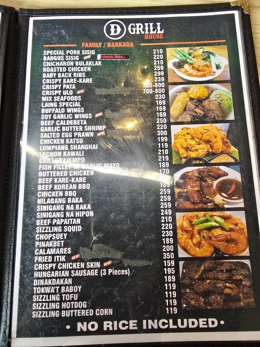 D' Grill House Photo Menu 4