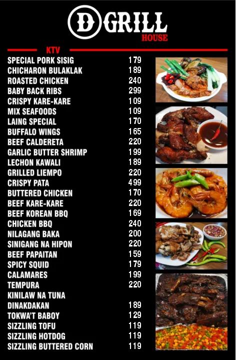 D' Grill House Photo Menu 8