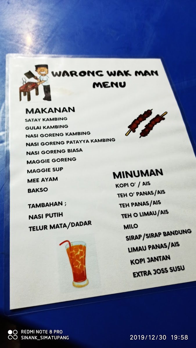 Warung Wak Man Photo Menu 1