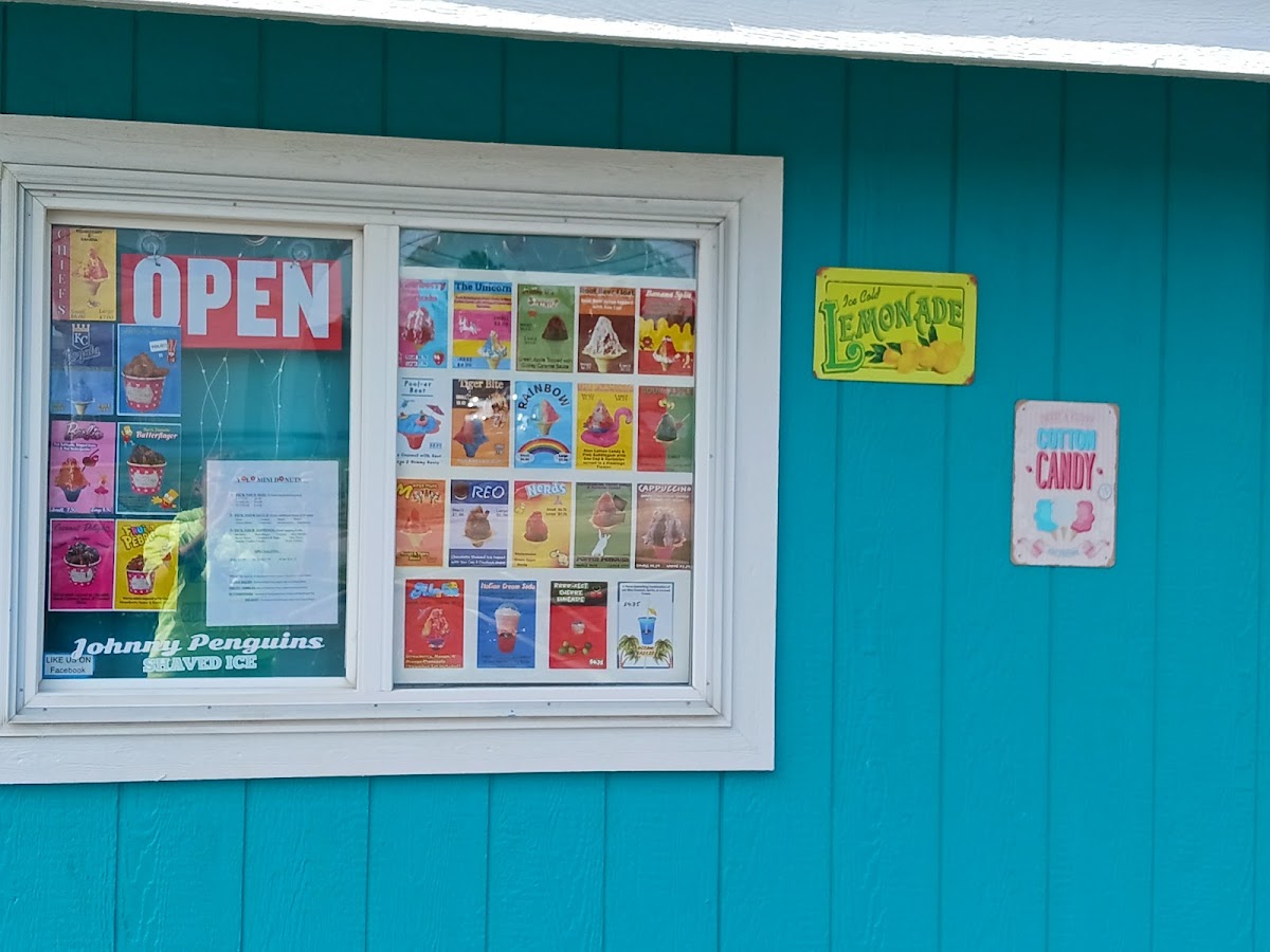 JOHNNY PENGUIN'S SHAVED ICE Photo Menu 7