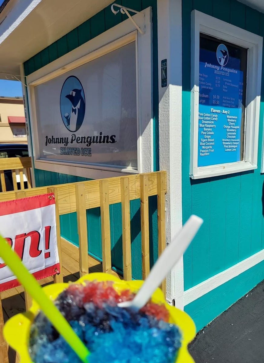 JOHNNY PENGUIN'S SHAVED ICE Photo Menu 9
