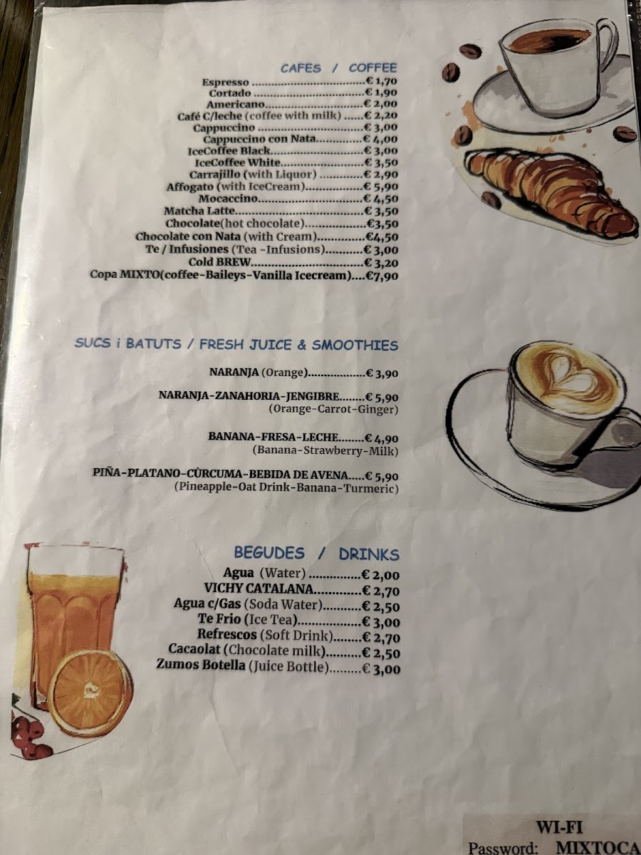 Mixto Cafè Photo Menu 10