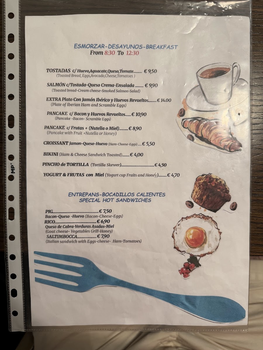 Mixto Cafè Photo Menu 2
