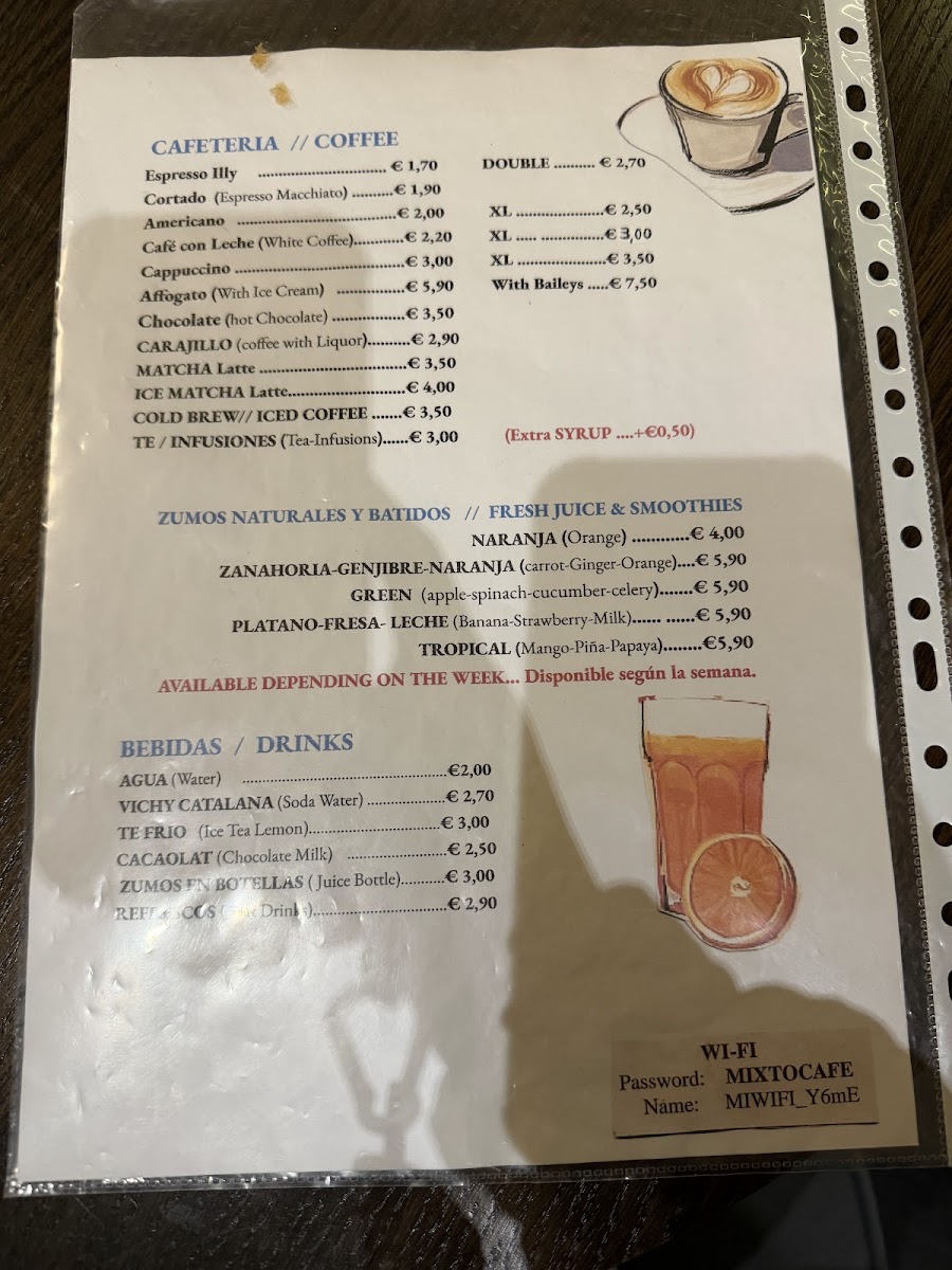 Mixto Cafè Photo Menu 7