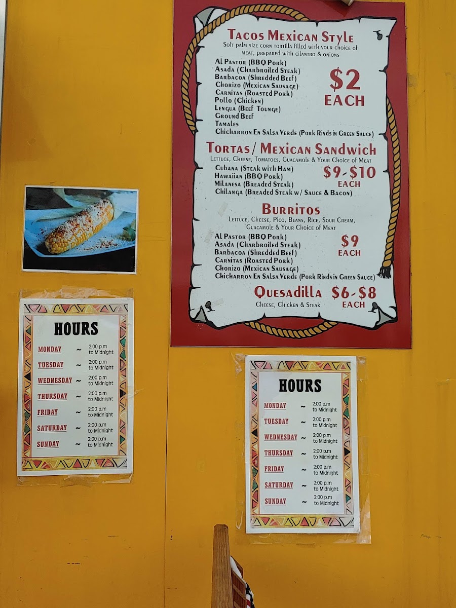 Tacos Mi Pueblo Photo Menu 4