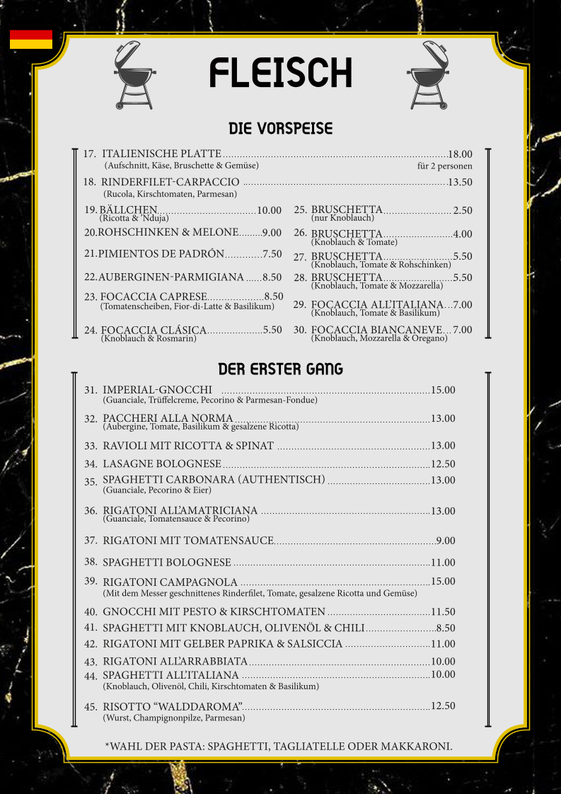 Restaurante Pizzeria Mamma Lucia Photo Menu 2
