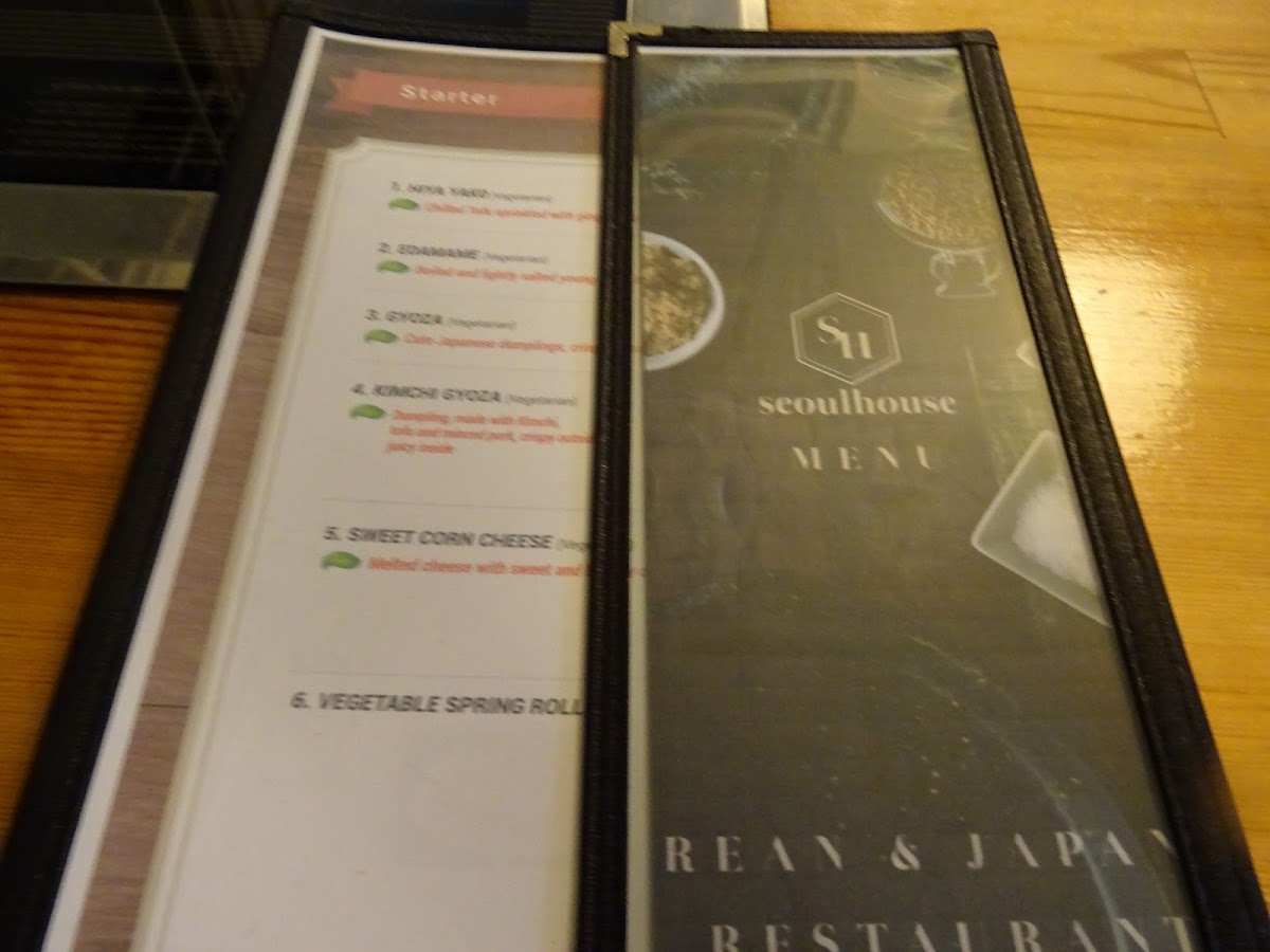 Seoul House Restaurant Photo Menu 3