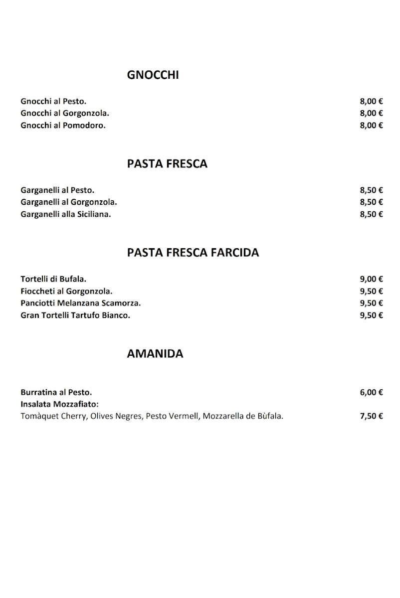MOZZAFIATO cucina italiana Photo Menu 2