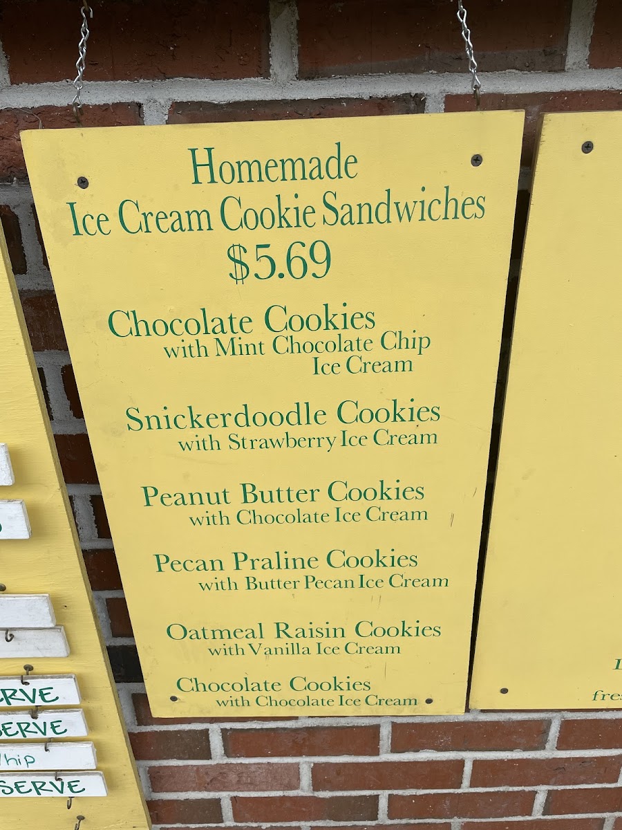 Bloomers Ice Cream Photo Menu 3
