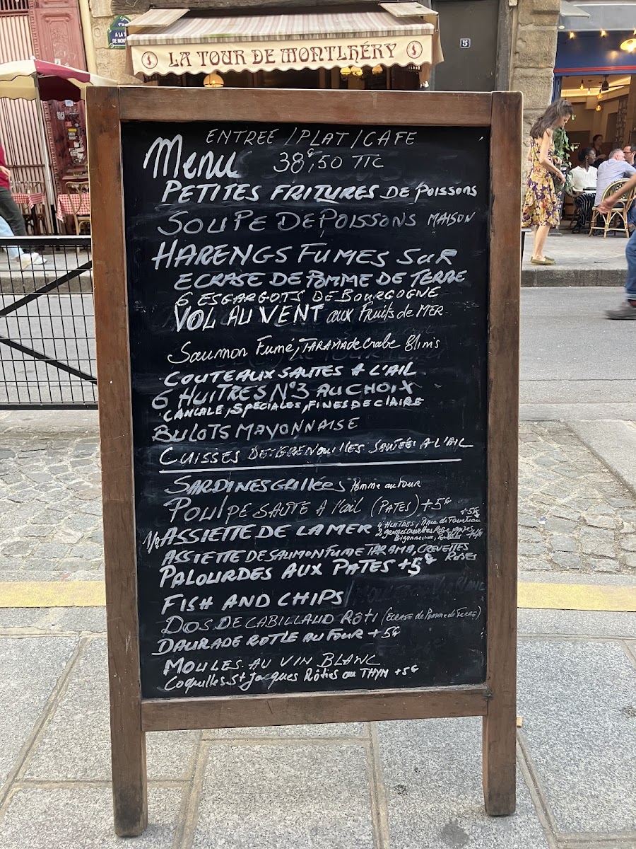Le Zinc de Clovis Photo Menu 2