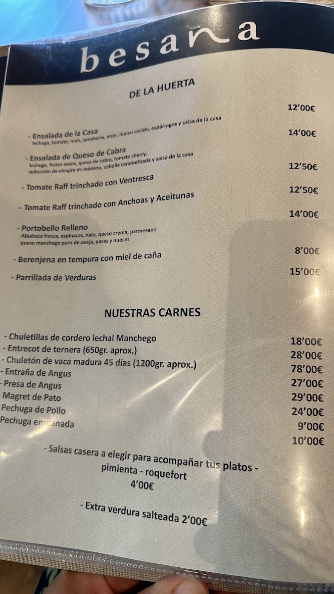 Besana Restaurante Photo Menu 5