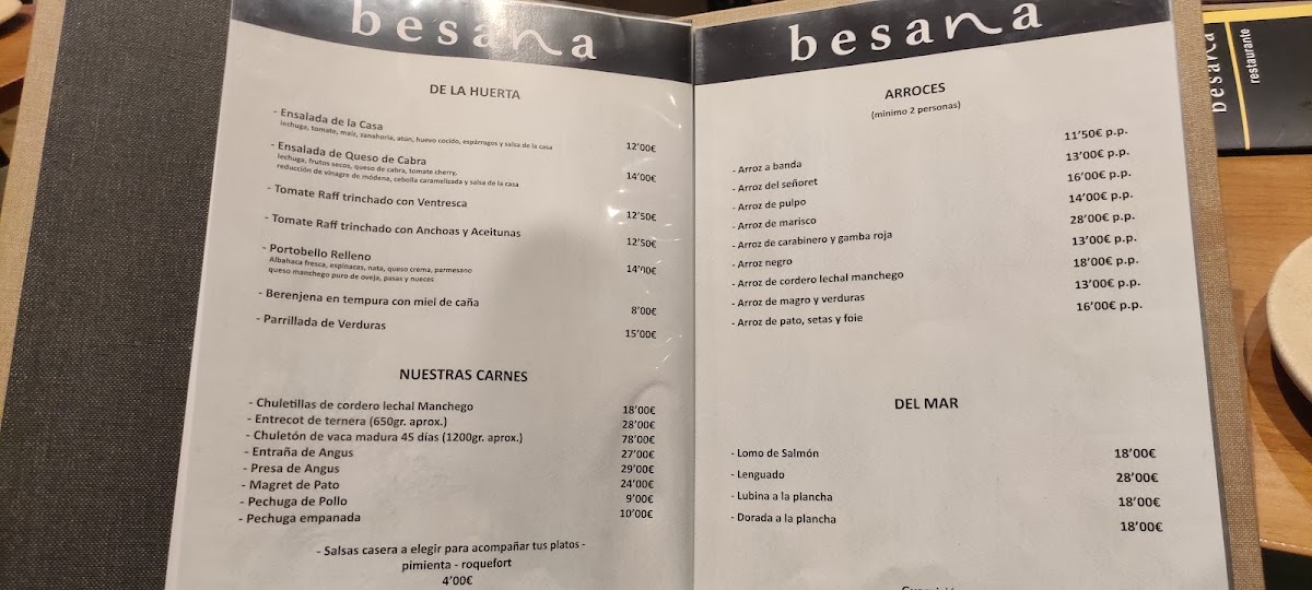 Besana Restaurante Photo Menu 7