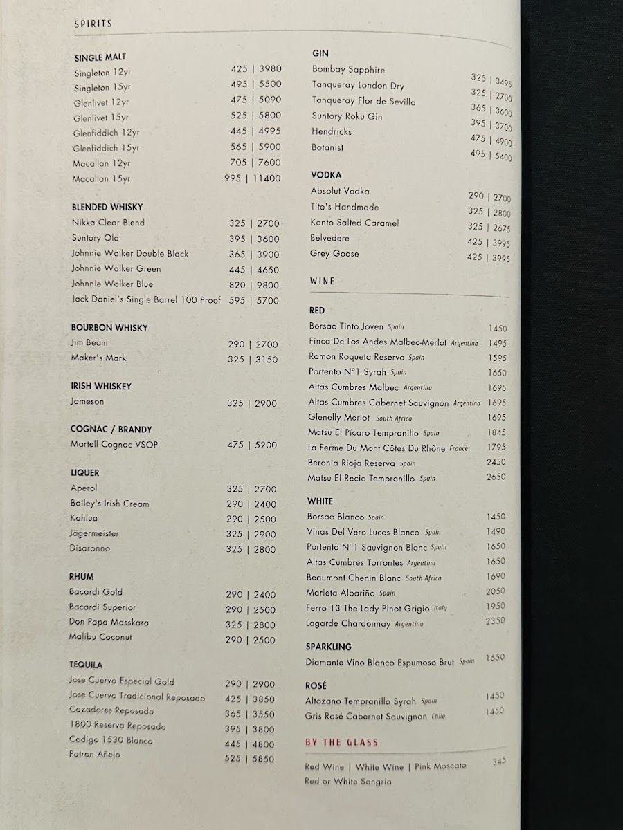 Refinery Shangri-La Photo Menu 9
