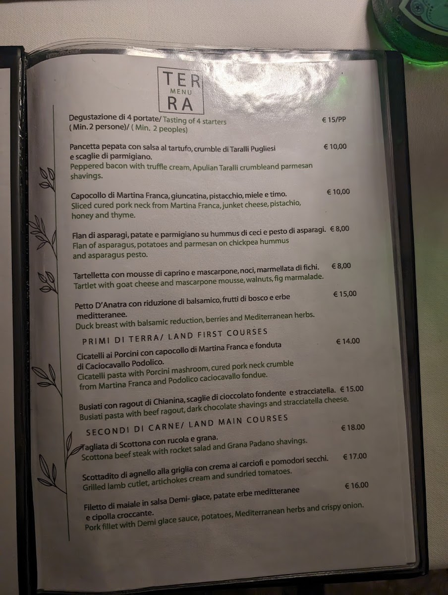Ristorante La Vecchia Terrazza Ostuni Photo Menu 10