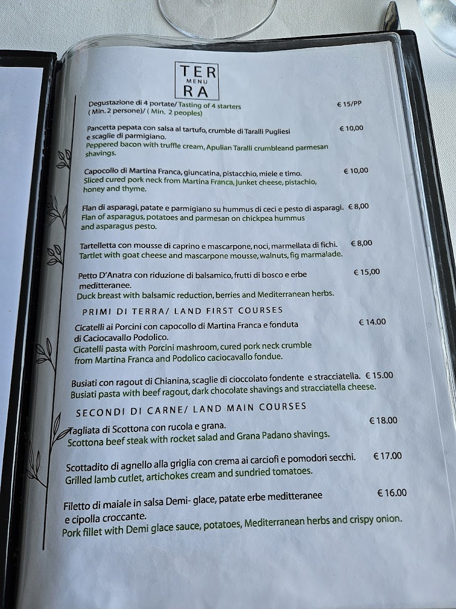 Ristorante La Vecchia Terrazza Ostuni Photo Menu 4