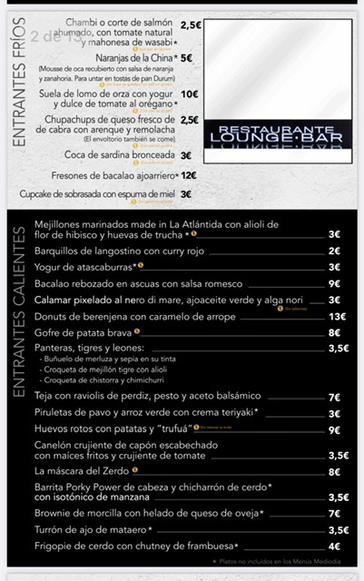 Restaurante Lounge-bar “+Ideas” Photo Menu 10