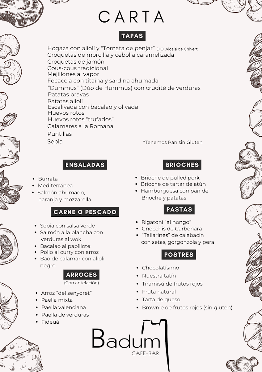 Badum Cafe - Bar Photo Menu 2