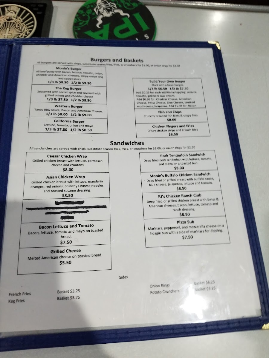 Monie's Photo Menu 3