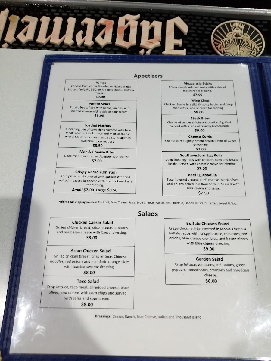 Monie's Photo Menu 4