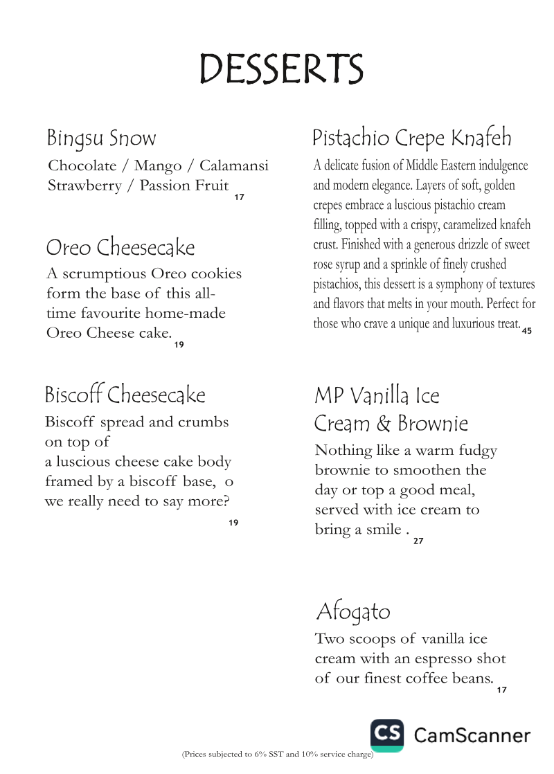 TTDI MEAT POINT STEAKHOUSE - حلال Photo Menu 2