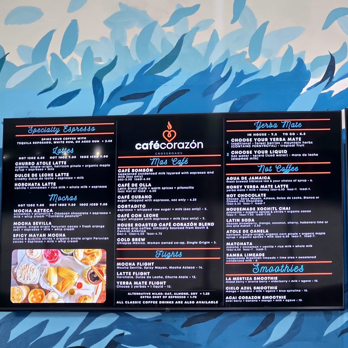 Café Corazón Photo Menu 1