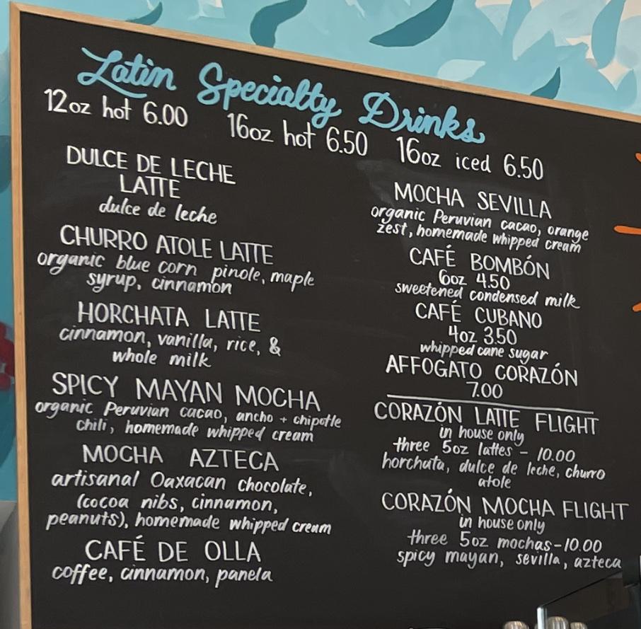 Café Corazón Photo Menu 5
