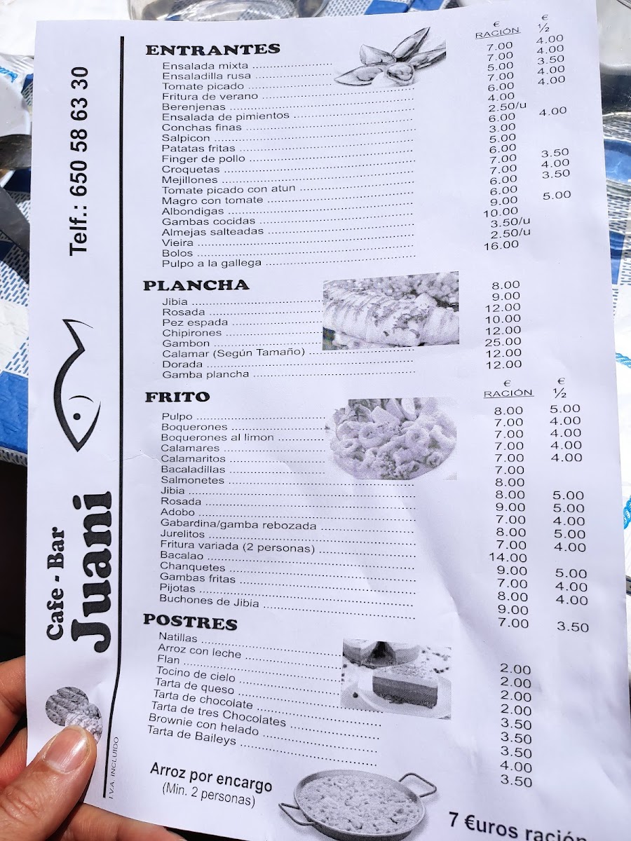 Bar Juani Photo Menu 5