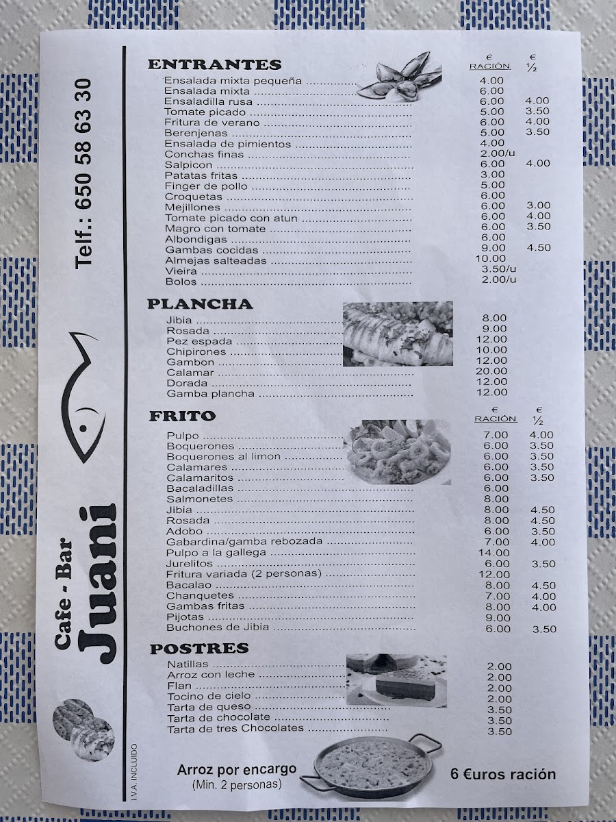 Bar Juani Photo Menu 6