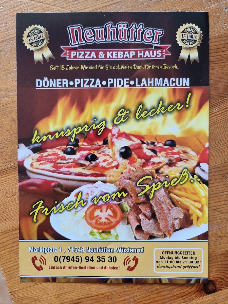 Neuhütter pizza & kebap haus Photo Menu 4