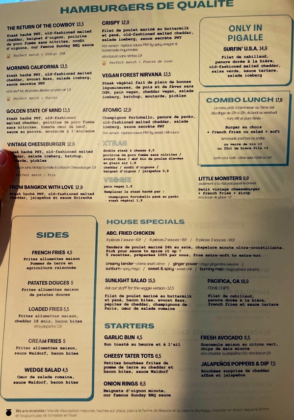 PNY PIGALLE Photo Menu 10