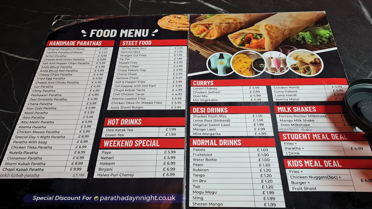 Paratha Day n Night Photo Menu 7
