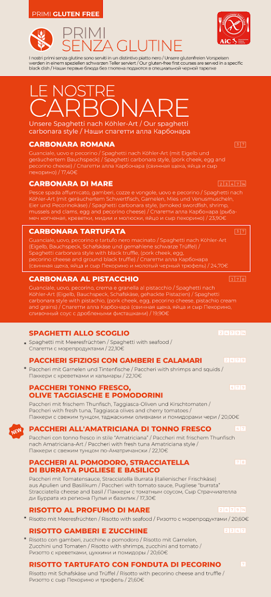 Atmosphera Ristorante Pizzeria | Caorle Photo Menu 4