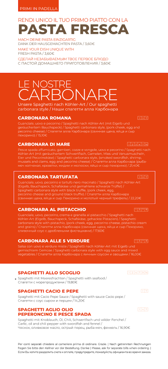 Atmosphera Ristorante Pizzeria | Caorle Photo Menu 9