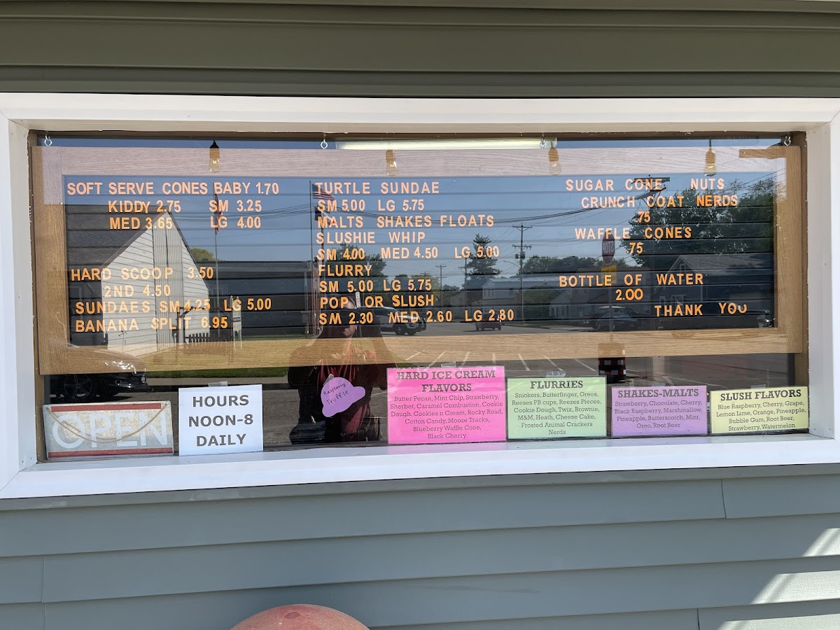 Korner Stop Ice Cream Shop Photo Menu 2
