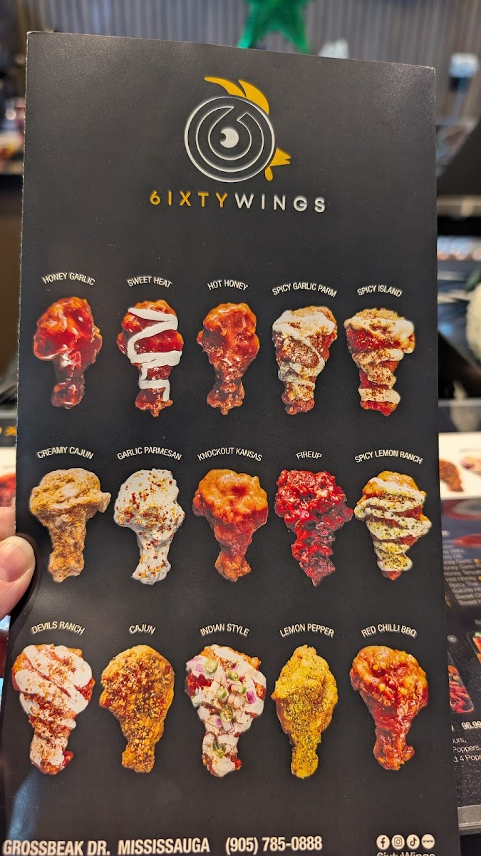 6IXTY WINGS Photo Menu 4