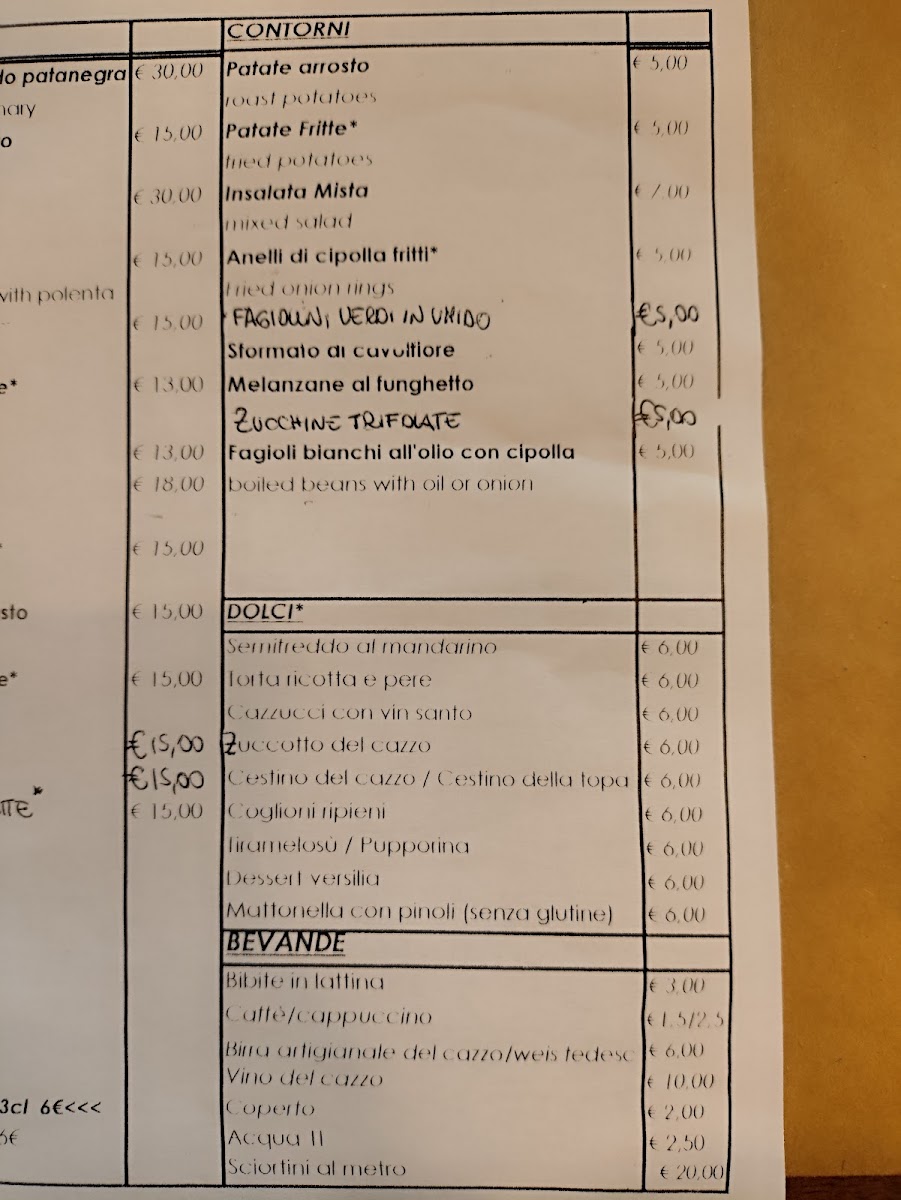 Trattoria Da Ubaldo Photo Menu 4