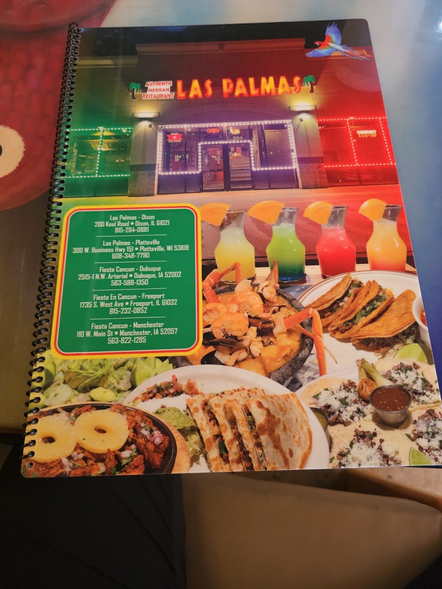 Las Palmas Photo Menu 1