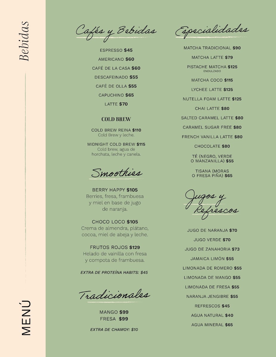 Reina Comfort Food Cumbres Photo Menu 1