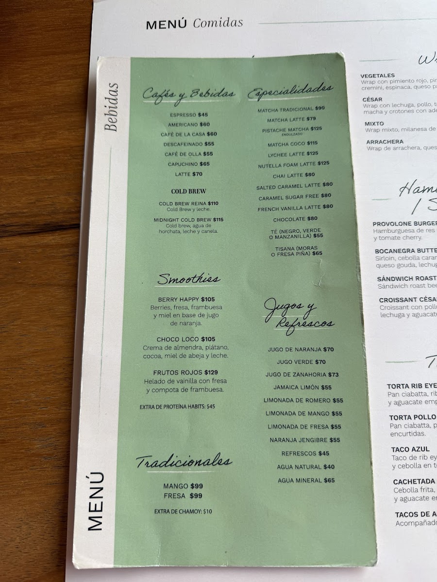 Reina Comfort Food Cumbres Photo Menu 6