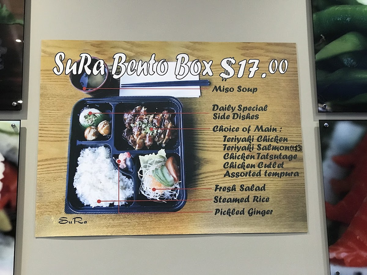 SuRa Sushi Photo Menu 3