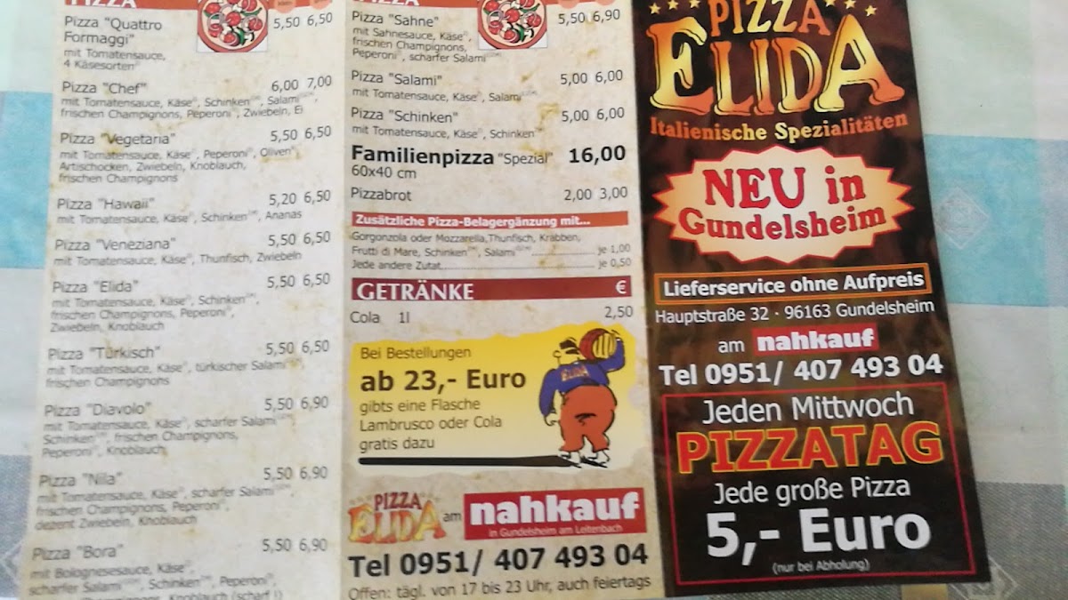 Pizza Elida Photo Menu 5