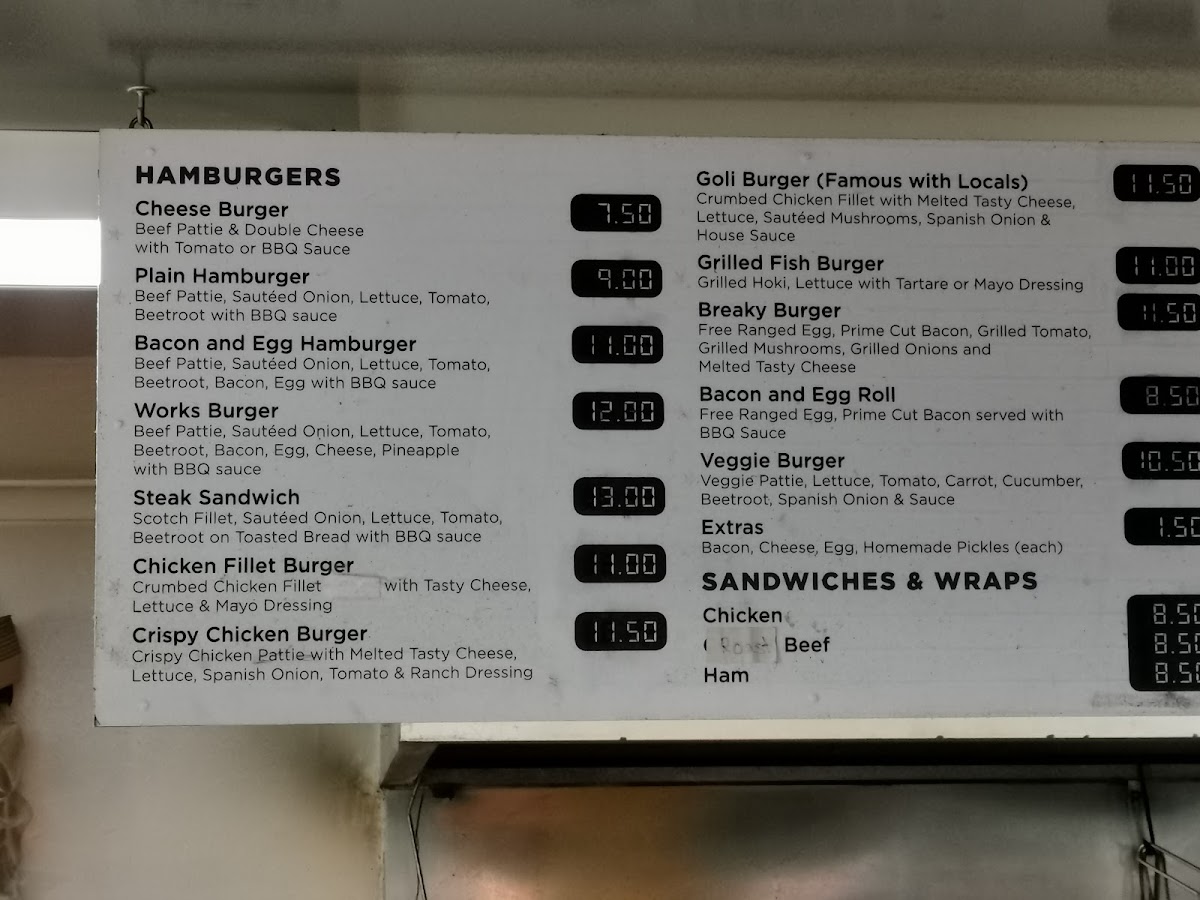 Fingal Bay Cafe & Take Away Photo Menu 10