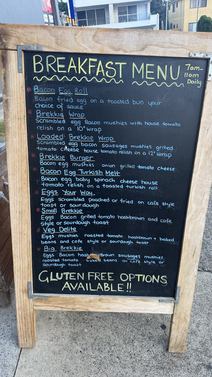 Fingal Bay Cafe & Take Away Photo Menu 3