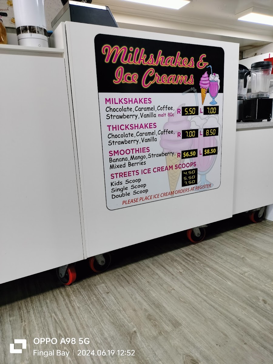 Fingal Bay Cafe & Take Away Photo Menu 8