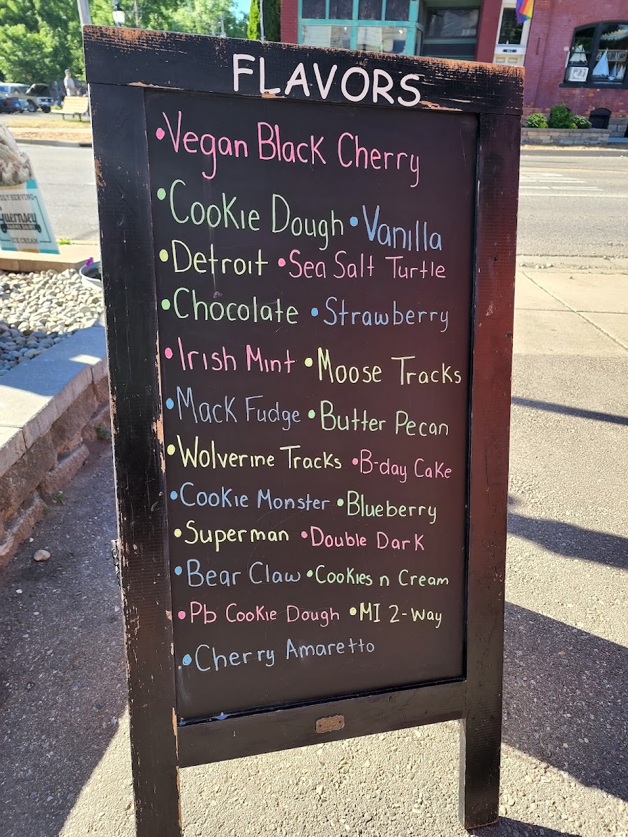 Ice Cream Garage Photo Menu 3