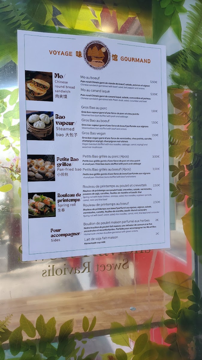 Voyage gourmand Photo Menu 10