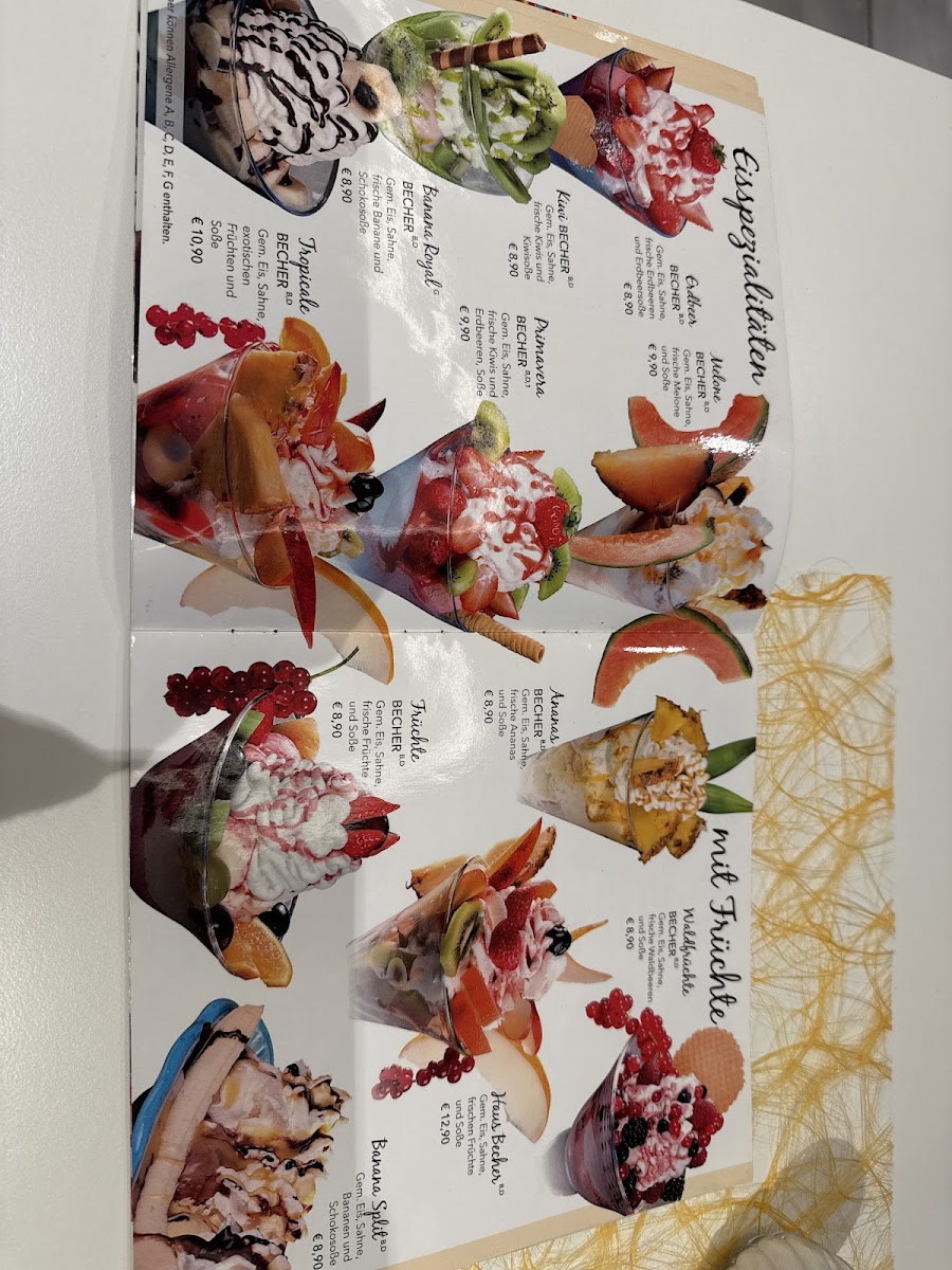 Eiscafe Europa Photo Menu 2