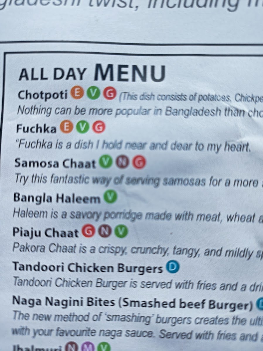 7 Bai Chotpoti Photo Menu 7